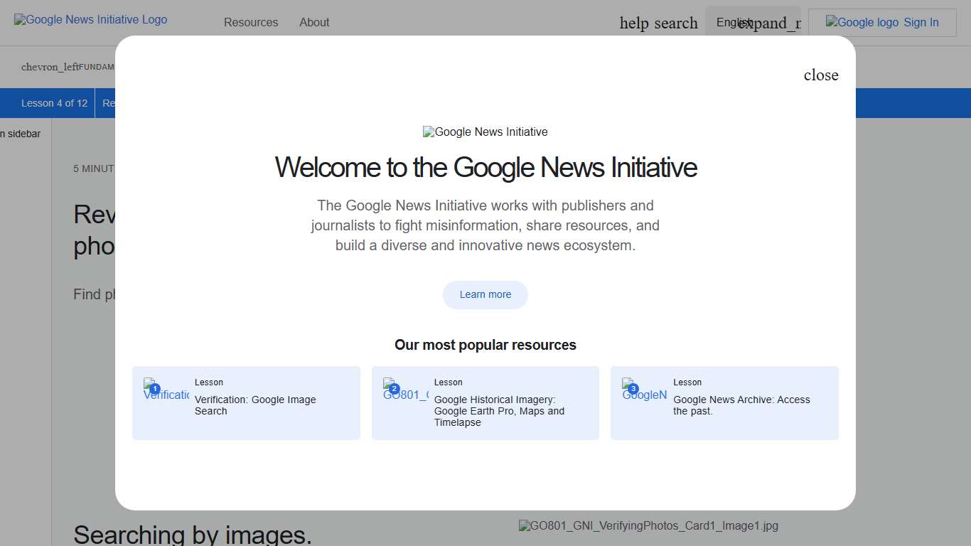 Reverse Image Search: Verifying photos. - Google News Initiative